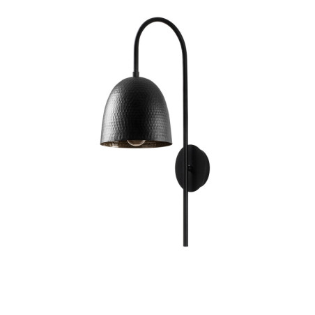 Applique murale Lampe en métal noir 16 x 24 x 57 cm E27 40 W IP20