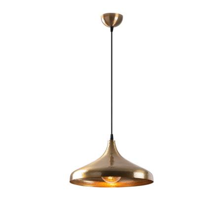 Suspension Luminaire en fer finition vintage Ø36 cm hauteur 118 cm E27 40 W IP20 réglable Vintage