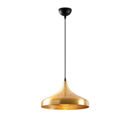 Suspension Luminaire en fer doré et noir Ø36 cm hauteur 118 cm E27 40 W IP20 réglable