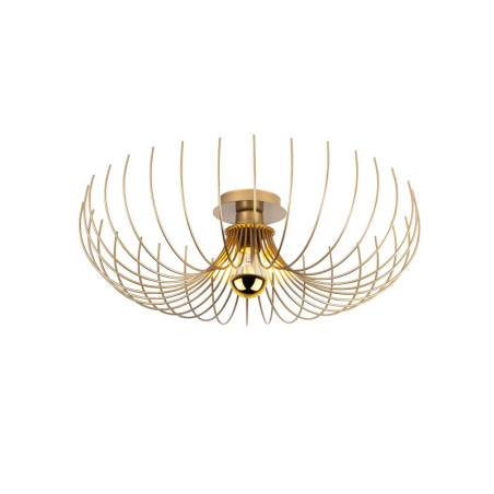 Plafonnier Luminaire en métal doré Ø56 cm E27 40 W IP20