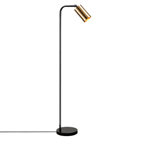 Lampadaire Lampe sur pied en métal noir finition vintage 28 x 22 x 120 cm E27 40 W IP20