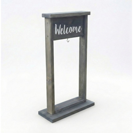 Jardinière décorative Pot de jardin gris vieilli 55 x 100 cm pour panier suspendu