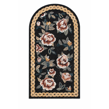 Tapis en coton multicolore - 200 × 300 cm - Hauteur de poil 12 mm - Dos antidérapant - Lavable en machine à 30 °C