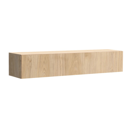 Meuble TV Fly - Bois MDF chêne Hickory Jackson - 160 x 30 x 40 cm