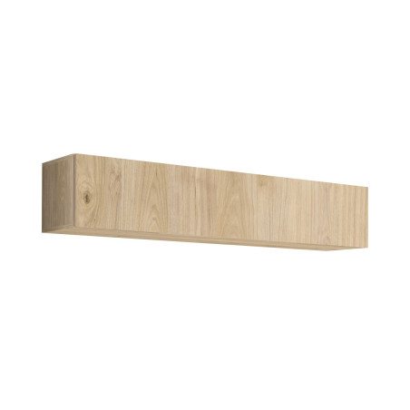 Meuble mural Fly 50 - Bois MDF chêne Hickory Jackson - 160 x 30 x 29 cm