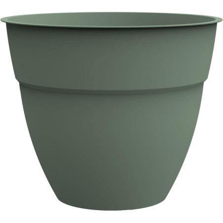 Pot de Fleurs Rond - Vert Laurier - Diam 73,6 x H 61,8 cm - 165 L - Recyclé 98 % - Fabrication Française