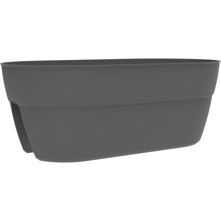 Jardinière Cavalière - Gris Anthracite - 56 x 30,1 x H 20,6 cm - 19,5 L - Fabrication Française