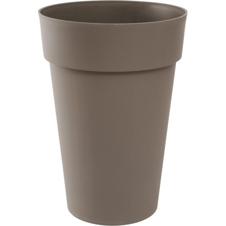 Vase Haut Toscane - Taupe - Diam 46 x H 65 cm - 67 L - Garantie 7 Ans - Fabrication Française