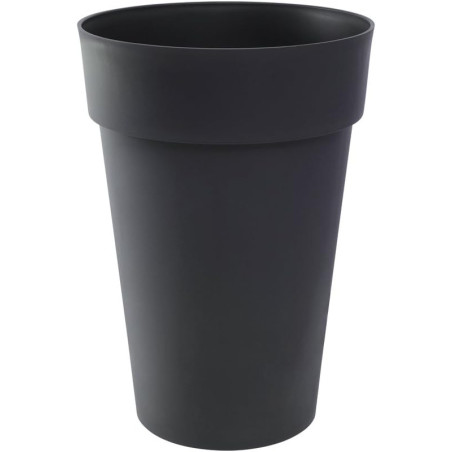 Vase Haut Toscane - Gris Anthracite - Diam 46 x H 65 cm - 67 L - Garantie 7 Ans - Fabrication Française