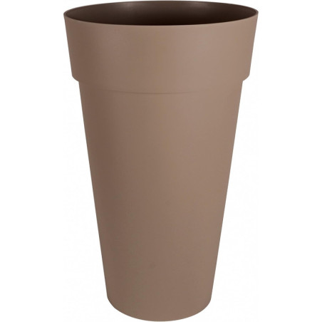 Vase XXL Toscane - Taupe - Diam 48,5 x H 80 cm - 90 L - Garantie 7 Ans - Fabrication Française
