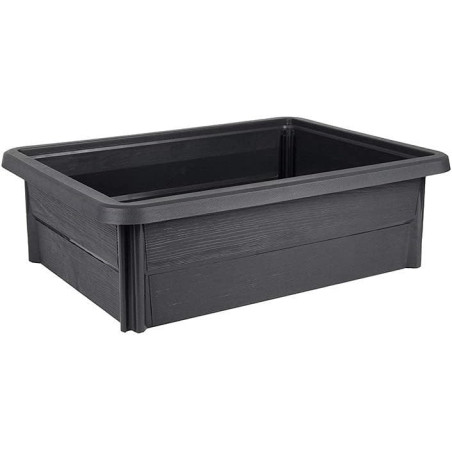 Espace Potager VEG&Table Garden - Gris Anthracite - 79 x 59 x 24,2 cm - 67 L - Fabrication Française
