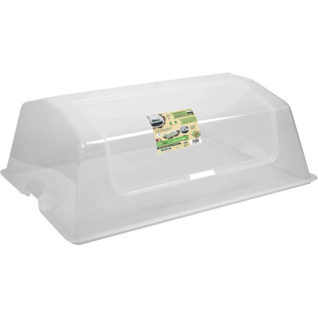 Serre pour Potager VEG&Table Max - Naturel - 74,8 x 54,8 x 26,5 cm - Ouverture Latérale - Fabrication Française