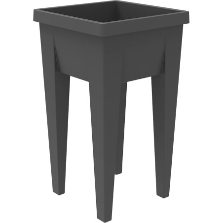 Carré Haut VEG&Table Aromatique - Gris Anthracite - 38,5 x 38,5 x 68 cm - 23 L - Fabrication Française