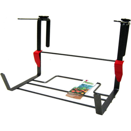 Support Réglable Martelé - Gris Anthracite - 37 x 30 x 21 cm - Sécurité Fer Plat - Fabrication Française