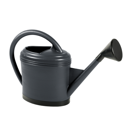 Arrosoir de Jardin Luxe - 12 L - Gris Anthracite - 65 x 22 x 41 cm - Pied Renforcé - Fabrication Française