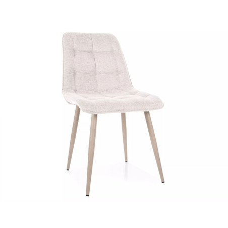 Chaise en tissu - Gamme Chic - Beige clair