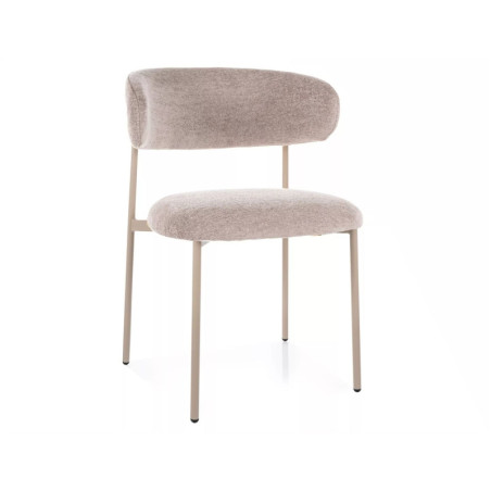 Chaise en tissu - Gamme Elton - Beige