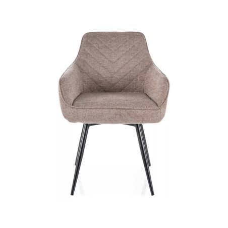 Chaise pivotante en tissu - Gamme Servio - Beige