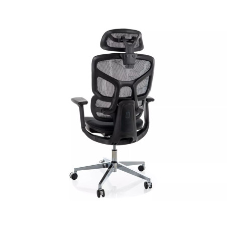 Fauteuil de bureau pivotant en tissu - Gamme EQ-1 - Noir