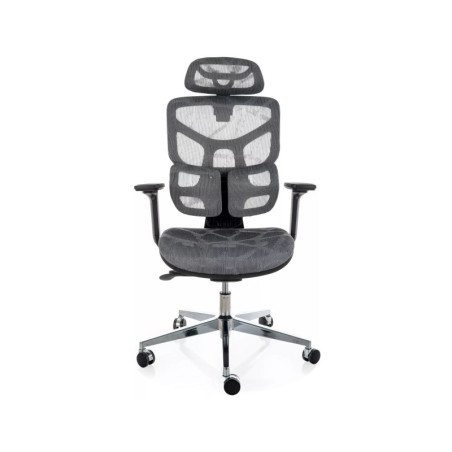 Fauteuil de bureau pivotant en tissu - Gamme EQ-1 - Gris