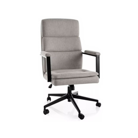 Fauteuil de bureau pivotant en tissu - Gamme Q-090 - Gris - Tissu 261