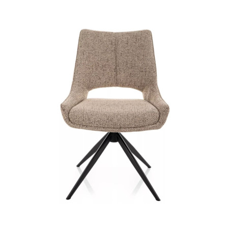 Chaise en tissu - Gamme Fino I - Taupe