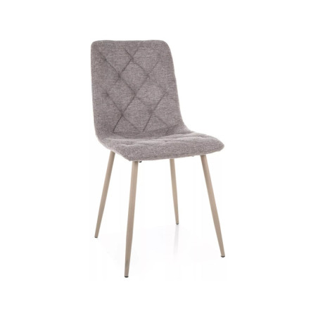 Chaise en tissu - Gamme Jerry - Gris