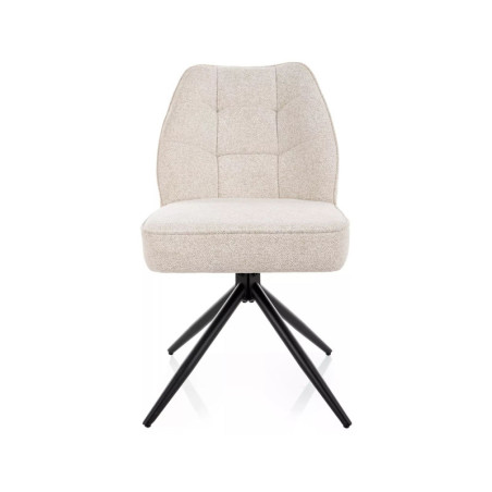 Chaise pivotante en tissu - Gamme John - Beige