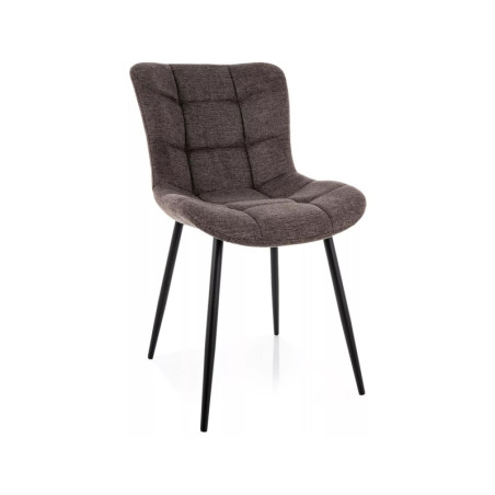 Chaise en tissu - Gamme Julia - Beige cappuccino