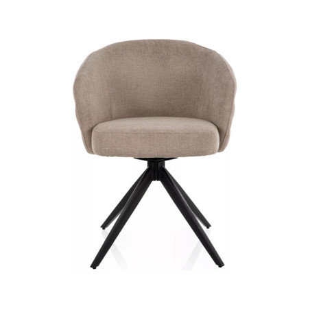 Chaise pivotante en tissu - Gamme Ores - Beige