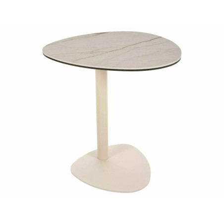 Table basse en céramique - Gamme Ciao C - D 50 cm - Beige