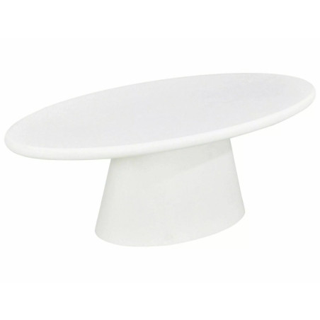 Table basse en bois - Gamme Marocco - 120 x 60 x 40 cm - Ecru