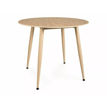 Table en céramique - Gamme Rion - D 90 cm - Beige