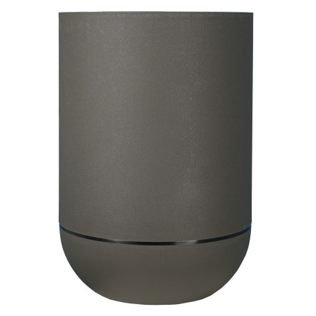Bac Pot de fleurs Double Parois effet Granit - Tulipe D 40cm 28L - Gris - Fabrication Française