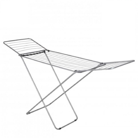 Séchoir à Linge Pliable 18 m d'Étendage - 166 x 55 x H95 cm - Argenté
