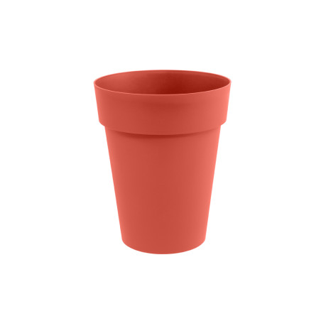 Vase Mi-Haut Toscane - Orange Terre Battue - Diam 44 x H 53 cm - 50 L - Garantie 7 Ans - Fabrication Française