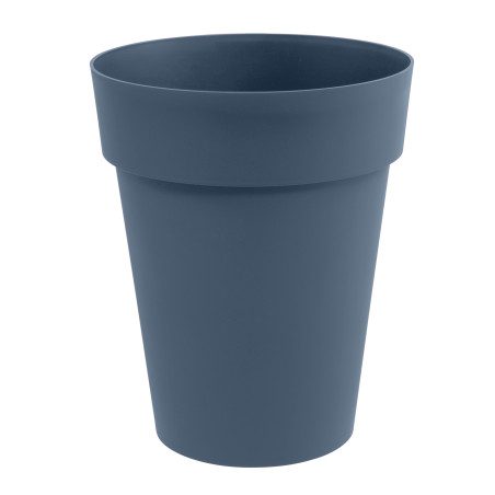Vase Mi-Haut Toscane - Bleu Jean - Diam 44 x H 53 cm - 50 L - Garantie 7 Ans - Fabrication Française