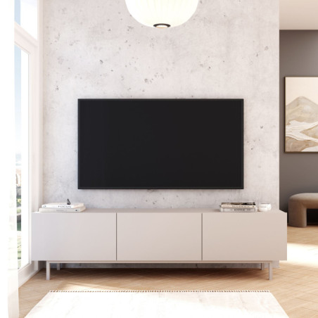 Meuble TV - 180 x 47 x 37 cm - Sable