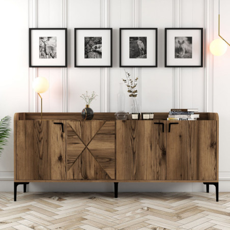 Console d'Entrée - 180 x 78 x 35 cm - Noyer