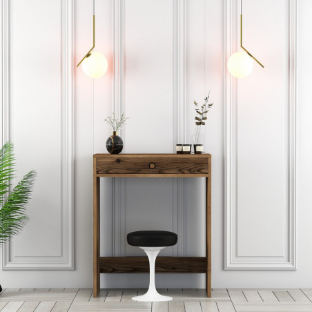 Coiffeuse - 70 x 40 x 85 cm - Noyer