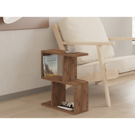 Table d'Appoint - 45 x 51 x 17 cm - Décor Pin Atlantique