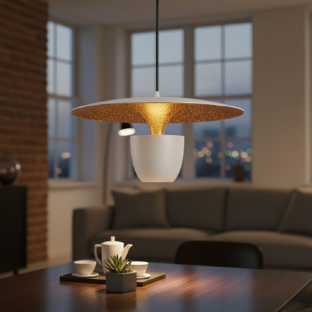 Suspension - G9 - H 40 à 110 cm - Noir