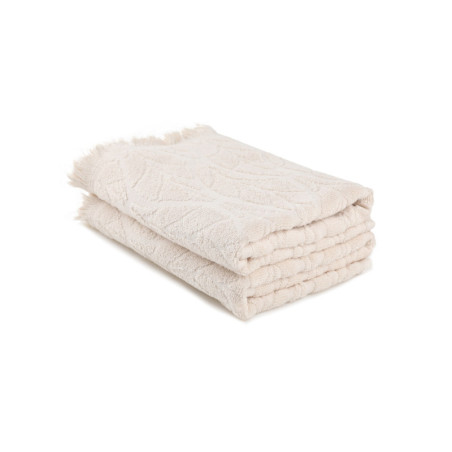 Lot de 2 Draps de Bain - 75 x 150 cm - Coton 100 % - 340 g/m² - Cappuccino