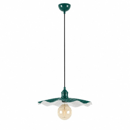 Suspension - E27 - 34 x 34 x 91 cm - Vert Foncé