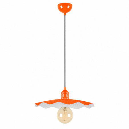 Suspension - E27 - 34 x 34 x 91 cm - Orange