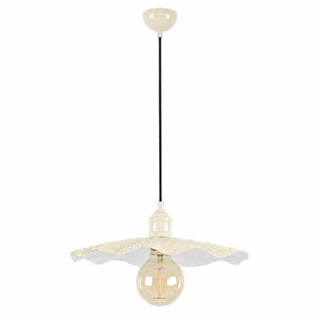 Suspension - E27 - 34 x 34 x 91 cm - Beige