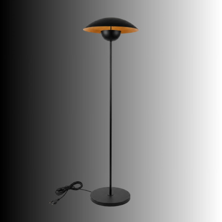 Lampadaire - E14 - 42 x 42 x 160 cm - Noir