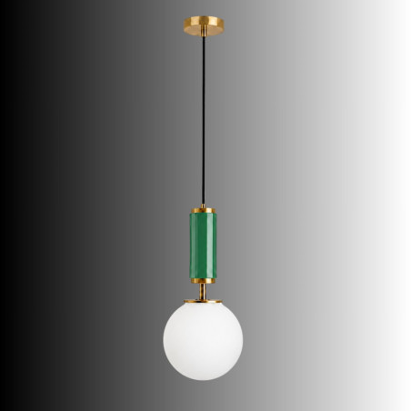 Suspension - E27 - 15 x 15 x 120 cm - Vert Clair