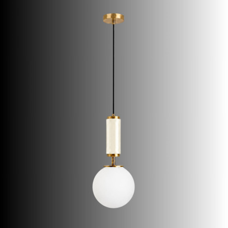 Suspension - E27 - 15 x 15 x 120 cm - Beige