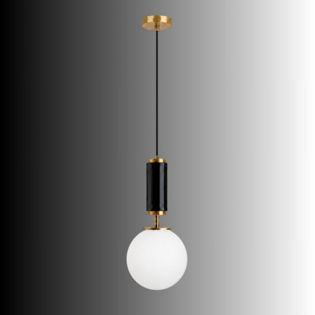 Suspension - E27 - 15 x 15 x 120 cm - Noir